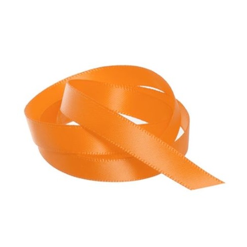 Satin Ribbon 25mm Orange 30m Roll