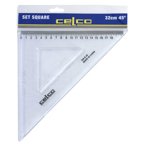 Celco 32cm 45 Degrees Set Square