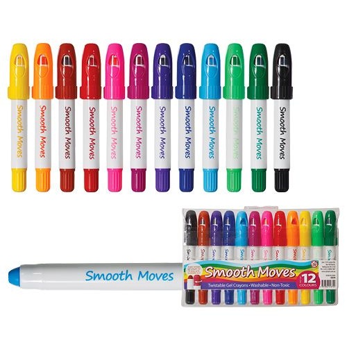 Smooth Moves Twistable Crayons Pack of 12