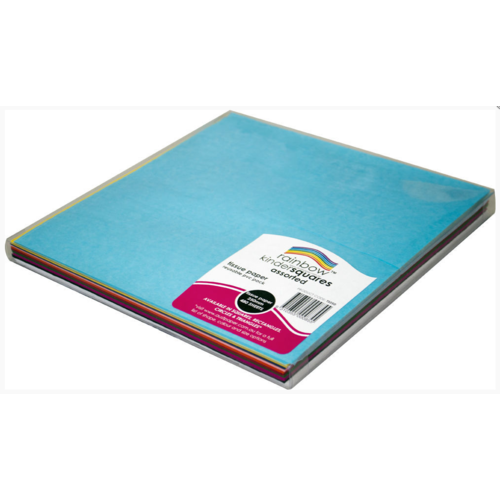 Tissue Paper Squares Assorted Colours 250mm 480 Sheets