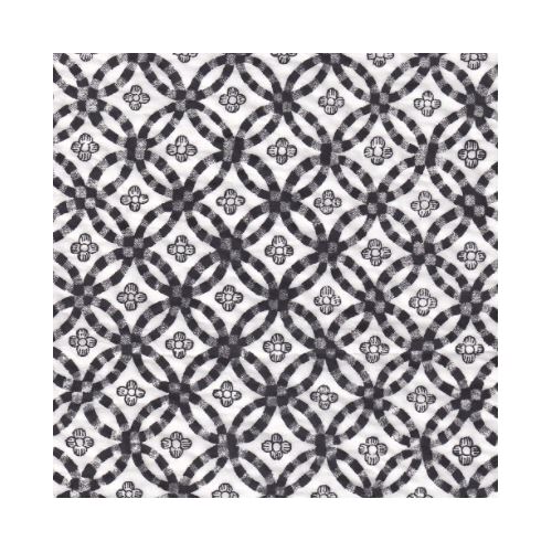 Tissue Transfer Paper - Black Tile Fresco 410 x 300mm