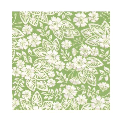 Tissue Transfer Lime Green Bouquet 410 x 290mm