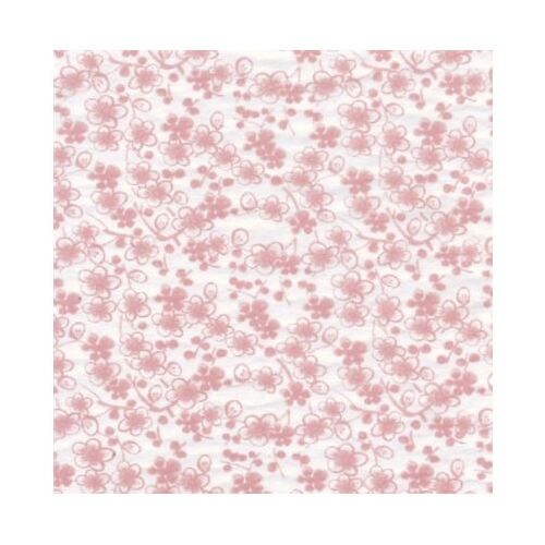 Tissue Transfer Paper Pink Apple Blossoms 550 x 360mm