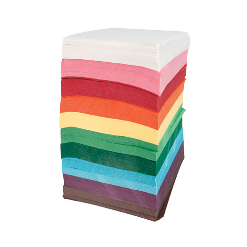 Tissue Paper Squares Assorted Colours 10cm 4600 Sheets