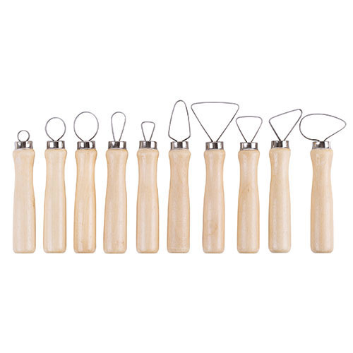 Basics Pottery Ribbon Loop Tools Pk 10