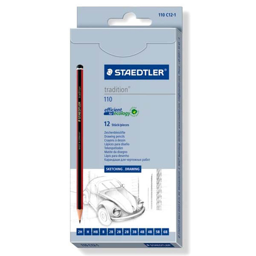 Staedtler Tradition Graphite Pencils 110 Set of 12