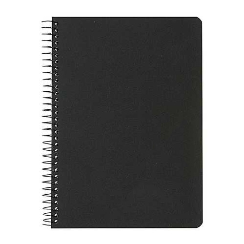 Premium Visual Diary Landscape A5 110gsm 60 sheets Single Wire Black Cover