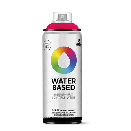 Montana Water Based Spray Paint 400ml - Quinacridone Magenta