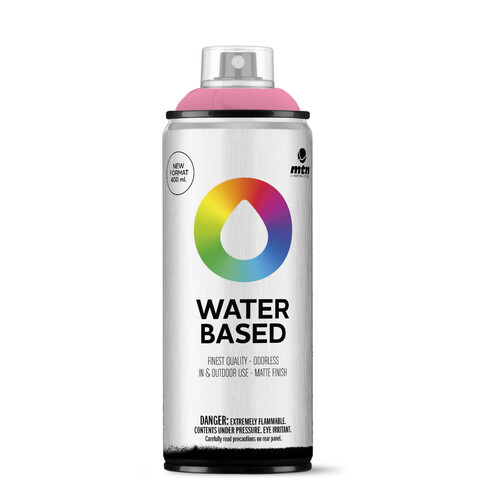Montana Water Based Spray Paint 400ml - Quinacridone Rose