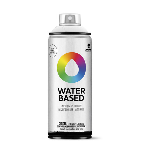 Montana Water Based Spray Paint 400ml - Titanium White