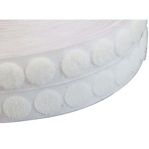 Bulk Dot Hook fastener (Velcro) White 22mm x 1000