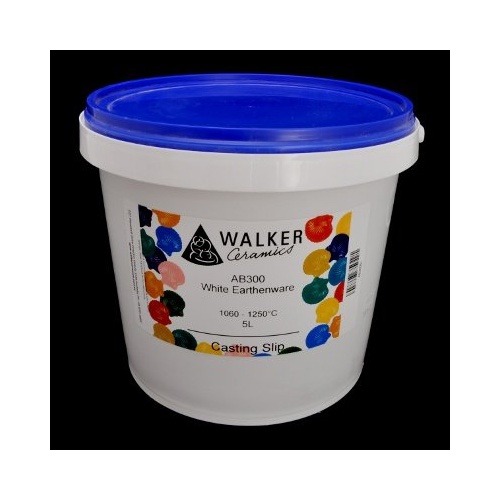 Casting Slip White Earthenware/Middle Fire 10 Litres
